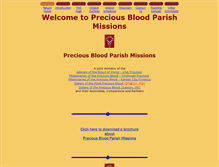Tablet Screenshot of pbparishmissions.org